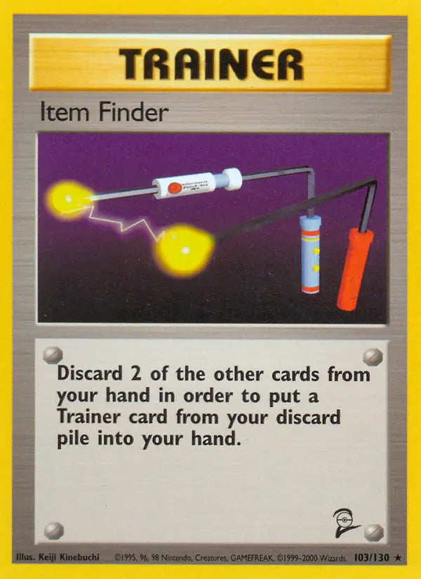 Item Finder 103 Base Set 2 Pokesingles