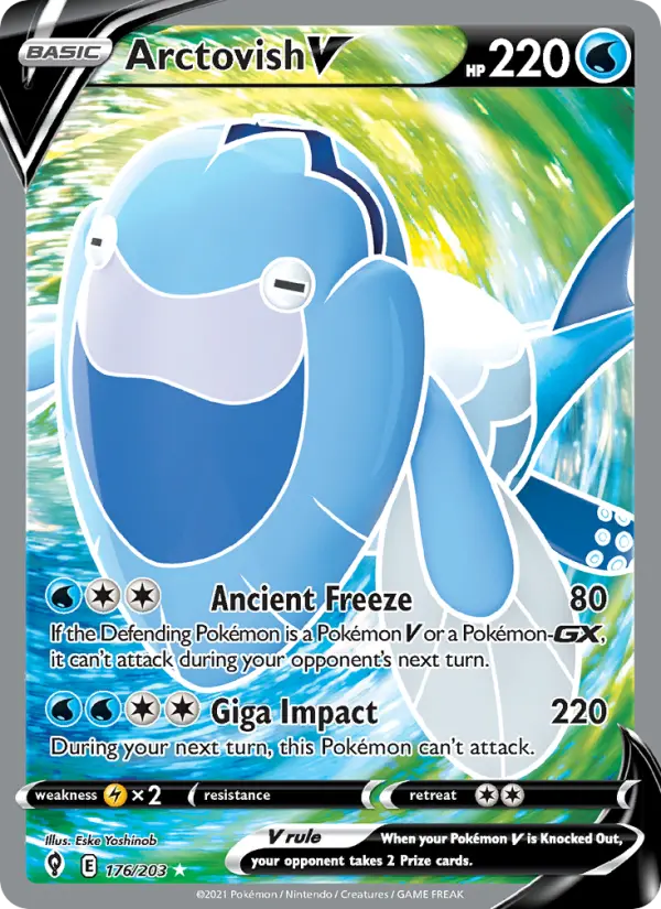 Arctovish V 176 Evolving Skies Pokesingles