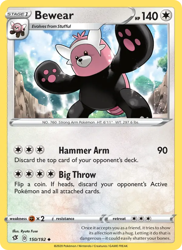 Bewear 150 Rebel Clash Pokesingles
