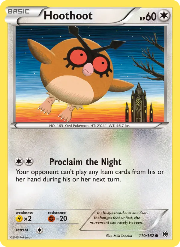 Hoothoot 119 BREAKthrough Pokesingles