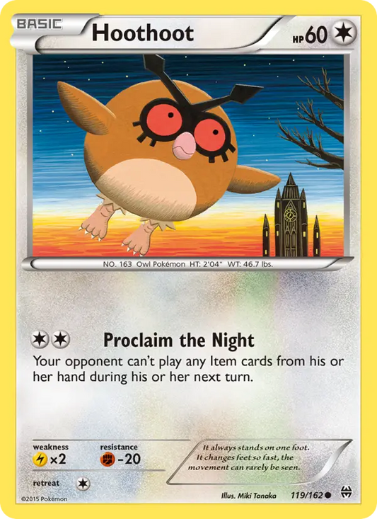 Hoothoot 119 BREAKthrough Pokesingles