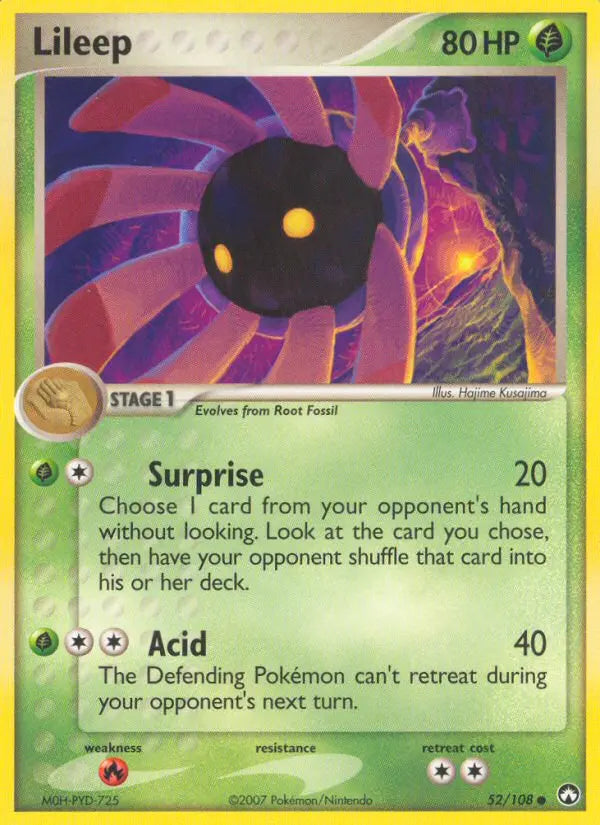 Lileep 52 Power Keepers Pokesingles
