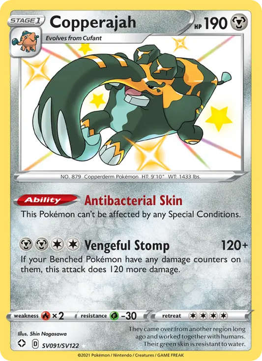 Copperajah SV091 Shining Fates Pokesingles