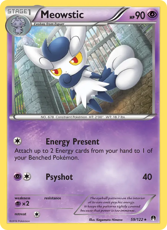 Meowstic 59 BREAKpoint Pokesingles