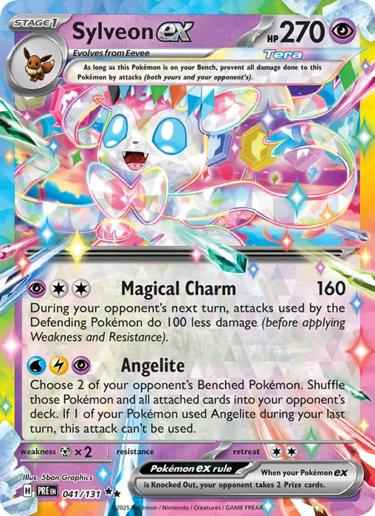 Sylveon ex 41 Prismatic Evolutions Pokesingles