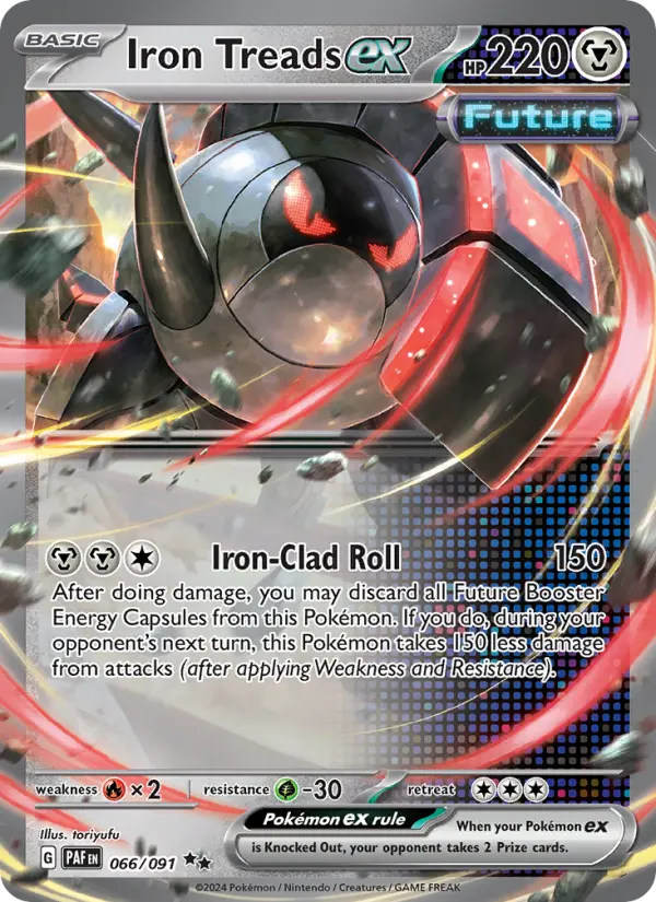 Iron Treads ex 66 Paldean Fates Pokesingles