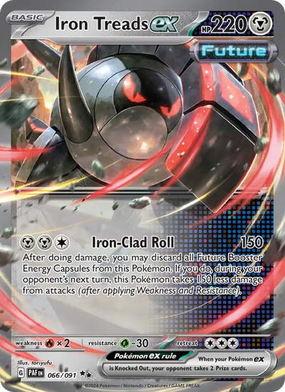 Iron Treads ex 66 Paldean Fates Pokesingles