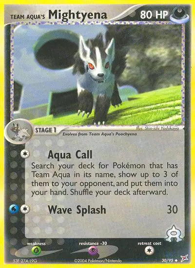 Team Aqua's Mightyena 30 Team Magma vs Team Aqua Pokesingles