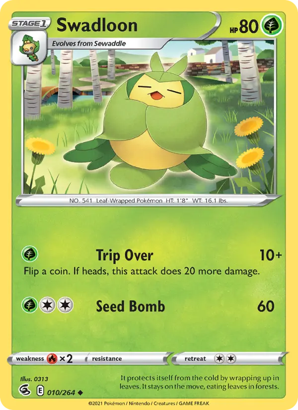 Swadloon 10 Fusion Strike Pokesingles