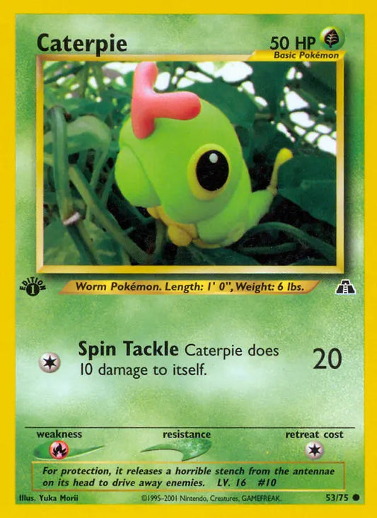 Caterpie 53 Neo Discovery Pokesingles