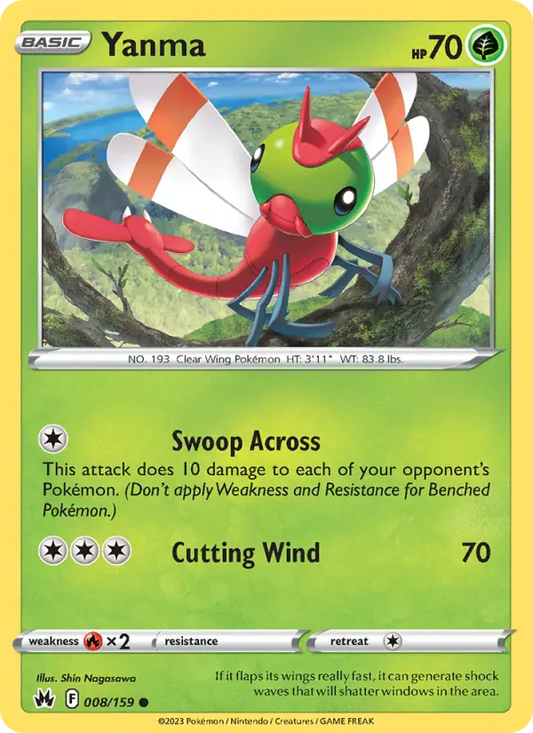 Yanma 8 Crown Zenith Pokesingles