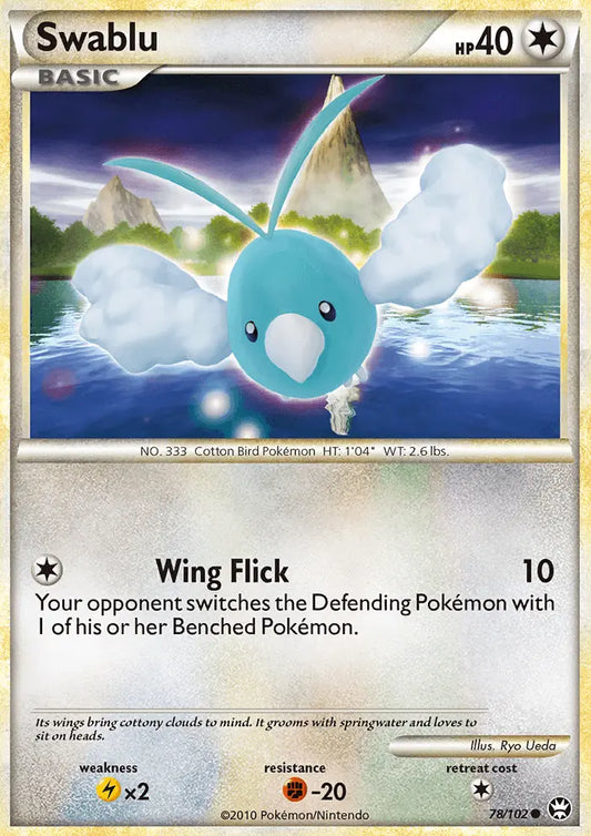 Swablu 78 Triumphant Pokesingles