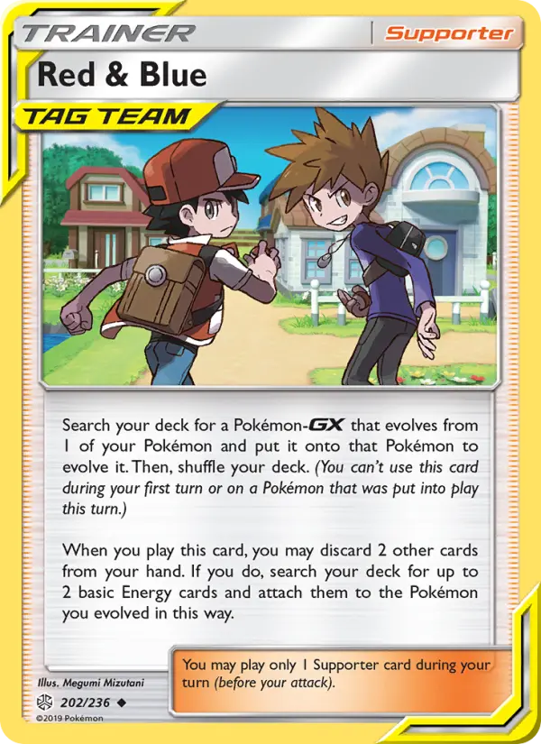 Red & Blue 202 Cosmic Eclipse Pokesingles