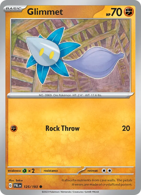 Glimmet 125 Paldea Evolved Pokesingles