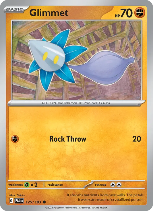 Glimmet 125 Paldea Evolved Pokesingles