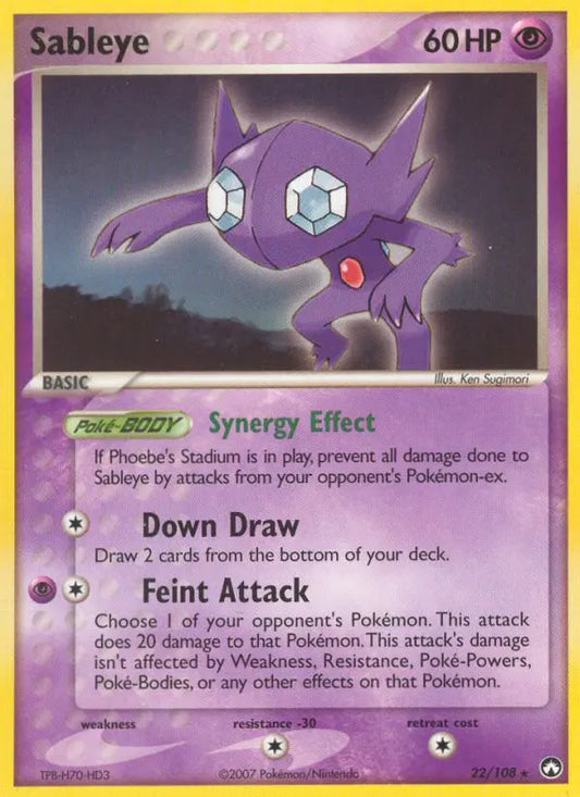 Sableye 22 Power Keepers Pokesingles