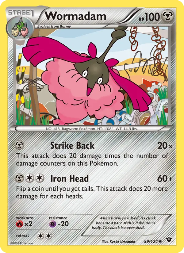 Wormadam 59 Fates Collide Pokesingles