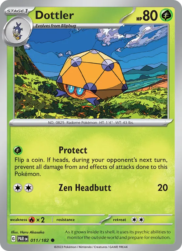 Dottler 11 Paradox Rift Pokesingles