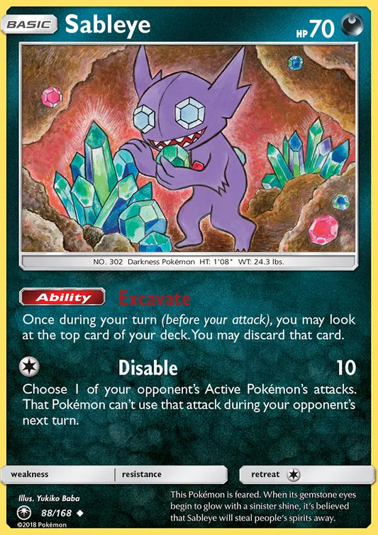 Sableye 88 Celestial Storm Pokesingles