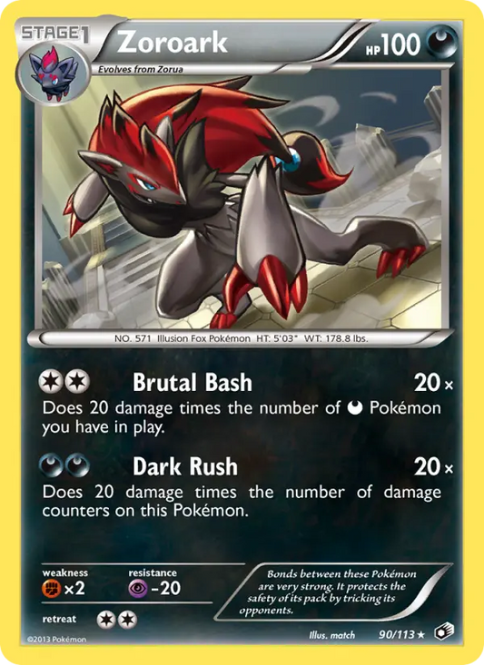 Zoroark 90 Legendary Treasures Pokesingles