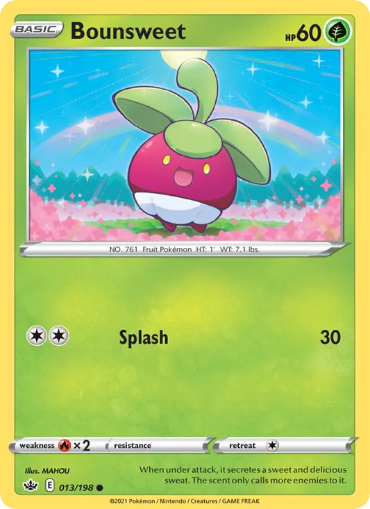 Bounsweet 13 Chilling Reign Pokesingles