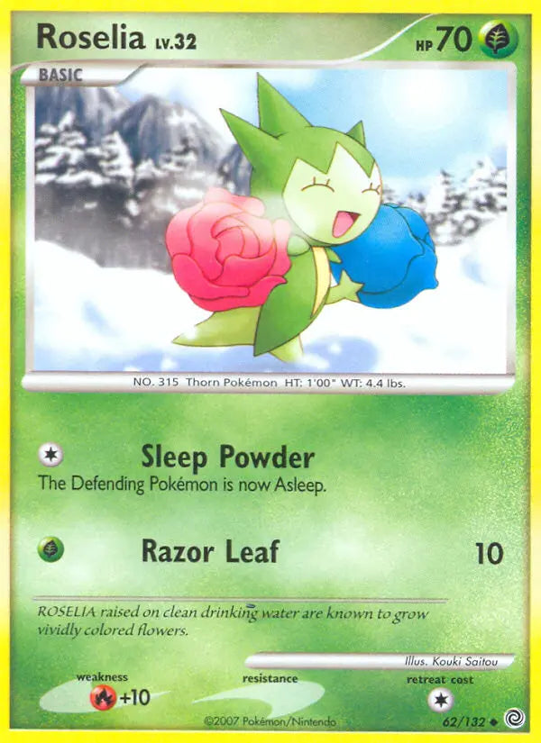 Roselia 62 Secret Wonders Pokesingles