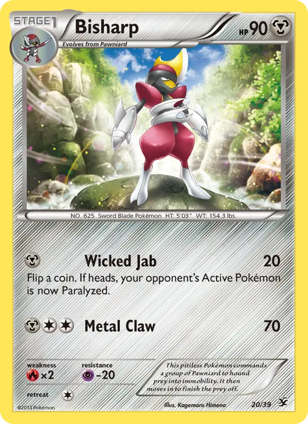 Bisharp 20 Kalos Starter Set Pokesingles