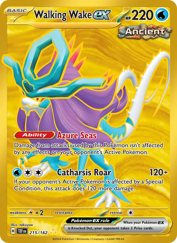 Walking Wake ex 215 Temporal Forces Pokesingles