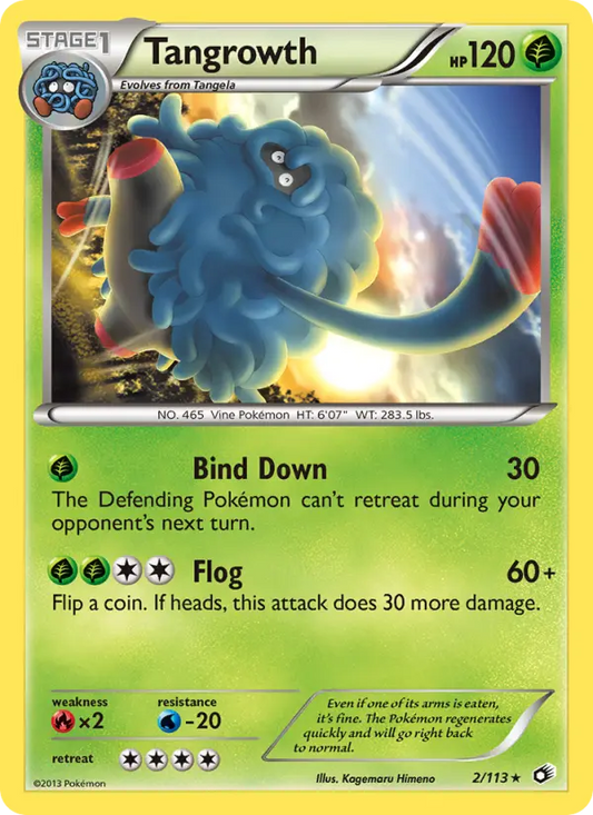 Tangrowth 2 Legendary Treasures Pokesingles