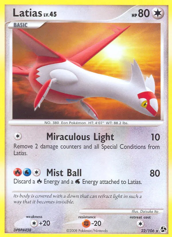Latias 22 Great Encounters Pokesingles