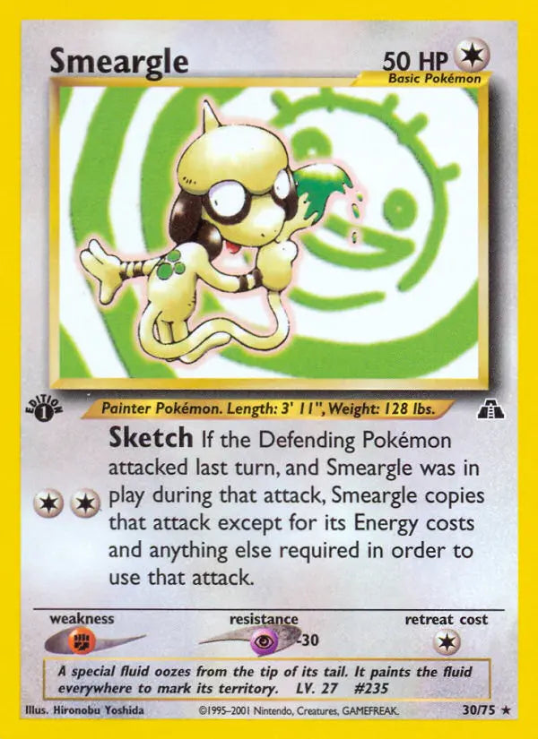 Smeargle 30 Neo Discovery Pokesingles