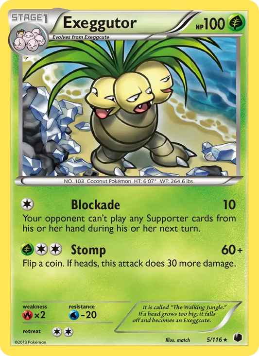 Exeggutor 5 Plasma Freeze Pokesingles
