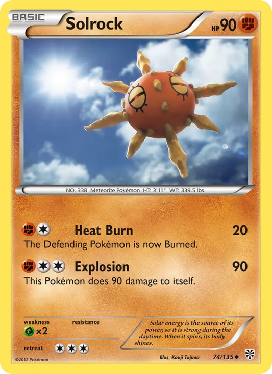 Solrock 74 Plasma Storm Pokesingles