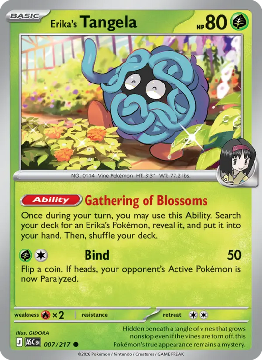 Erika's Tangela 7 Ascended Heroes Pokesingles