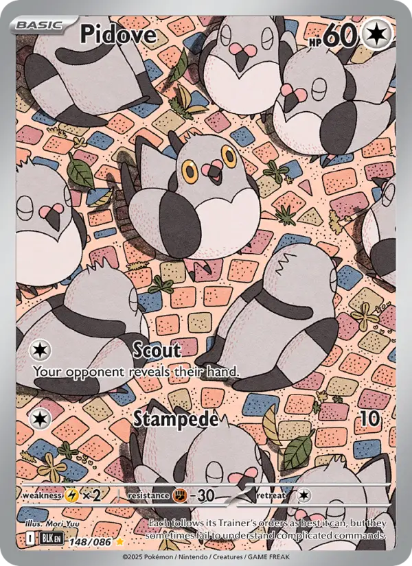 Pidove 148 Black Bolt Pokesingles