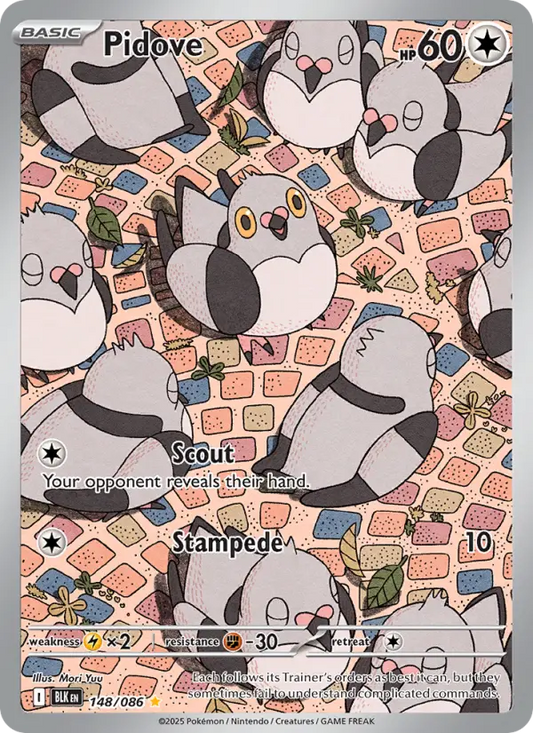 Pidove 148 Black Bolt Pokesingles