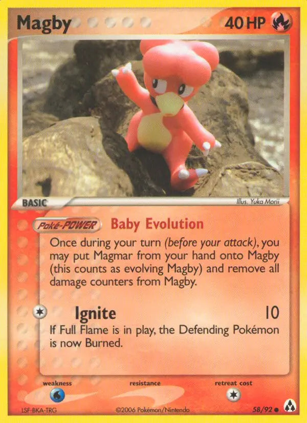 Magby 58 Legend Maker Pokesingles