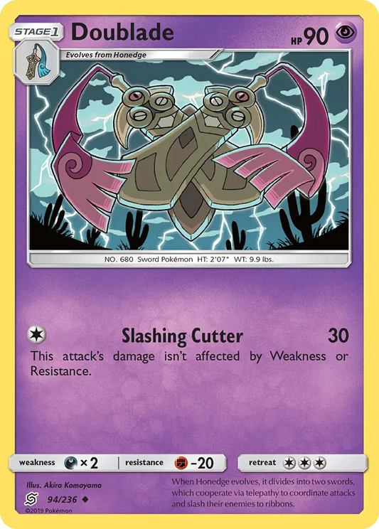 Doublade 94 Unified Minds Pokesingles