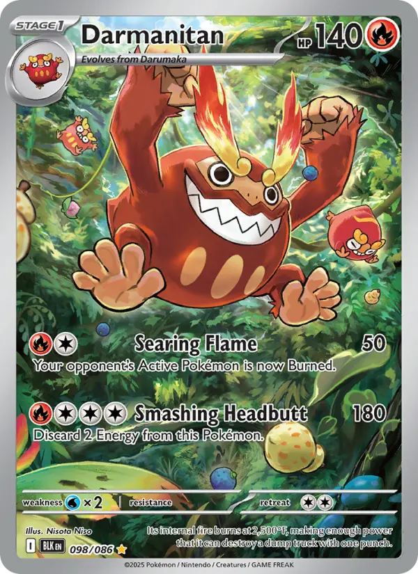 Darmanitan 98 Black Bolt Pokesingles