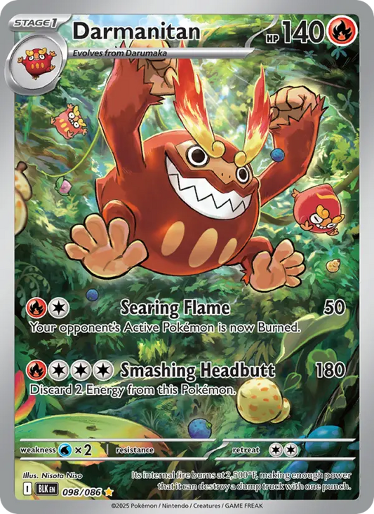 Darmanitan 98 Black Bolt Pokesingles