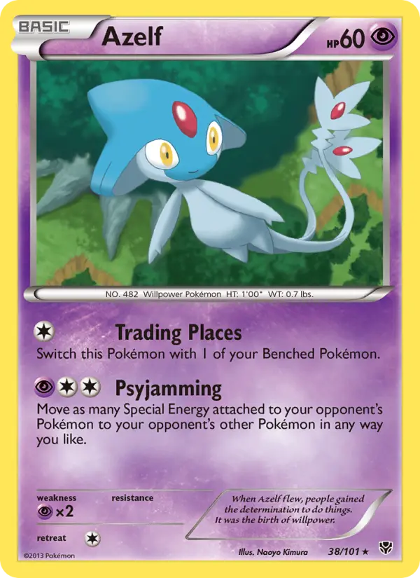 Azelf 38 Plasma Blast Pokesingles