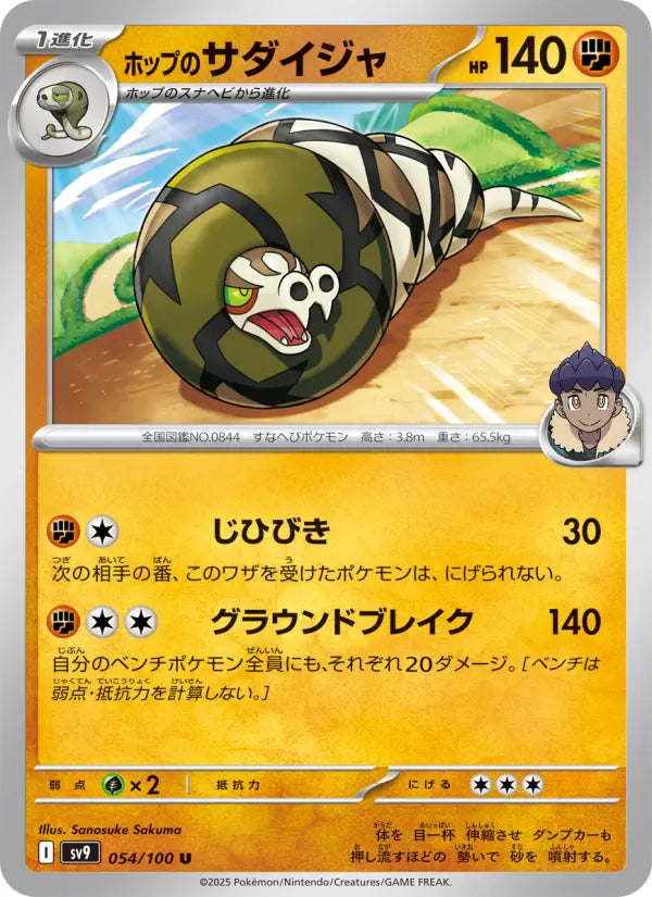 Sandaconda 54 バトルパートナーズ Pokesingles