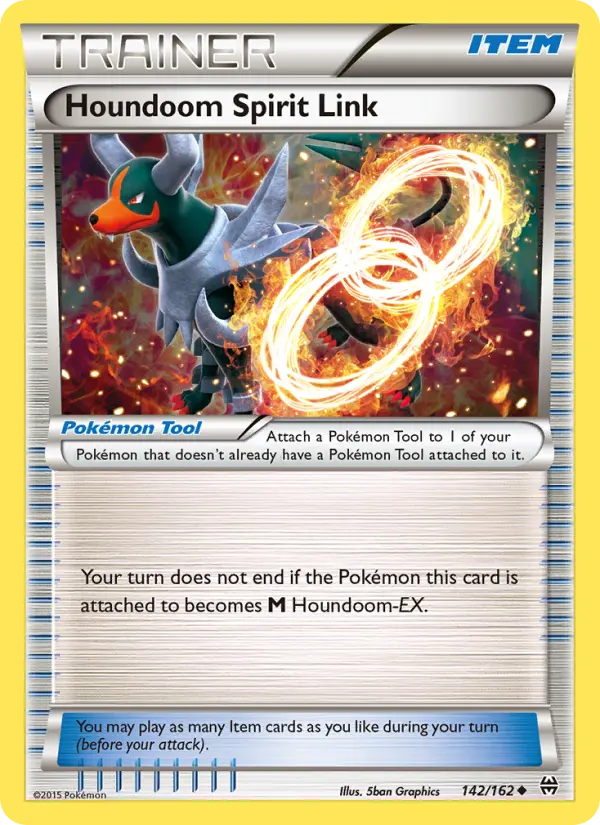 Houndoom Spirit Link 142 BREAKthrough Pokesingles