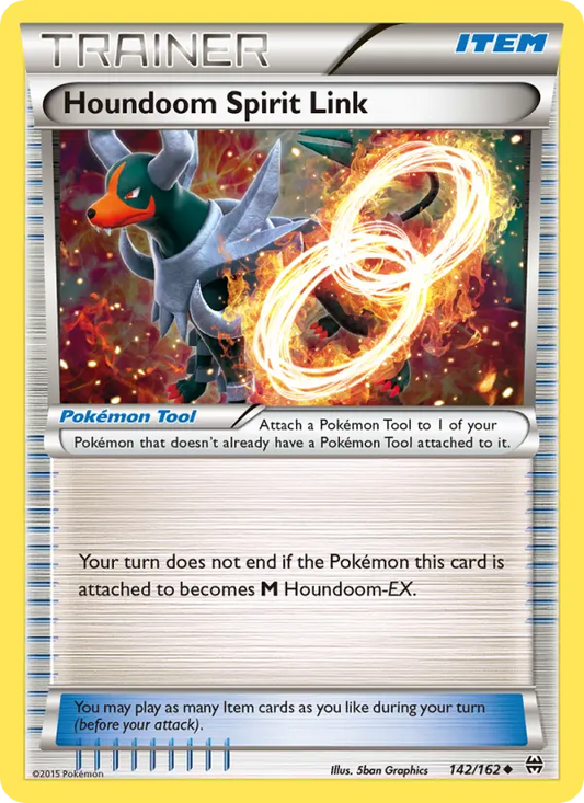 Houndoom Spirit Link 142 BREAKthrough Pokesingles