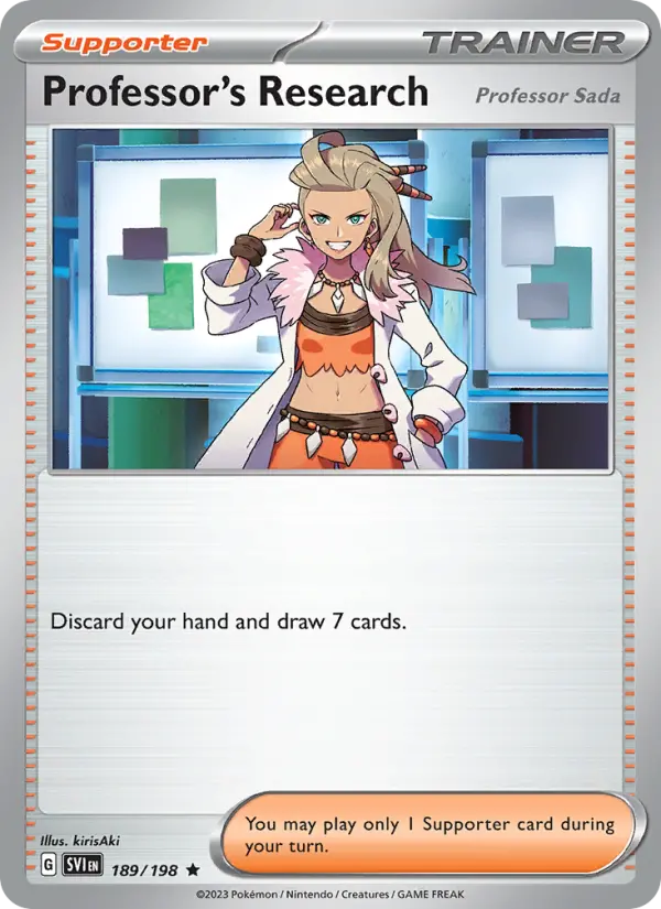 Professor's Research 189 Scarlet & Violet Pokesingles