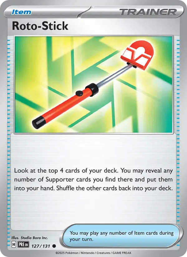 Roto-Stick 127 Prismatic Evolutions Pokesingles
