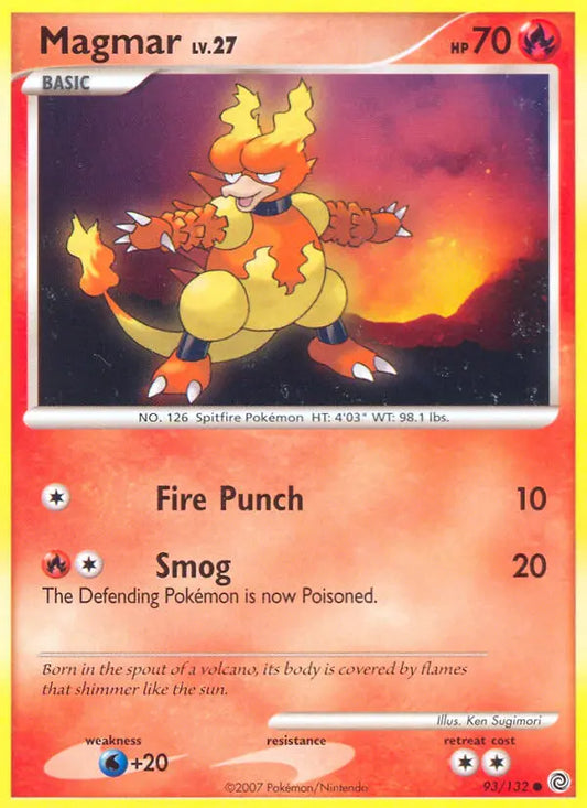 Magmar 93 Secret Wonders Pokesingles