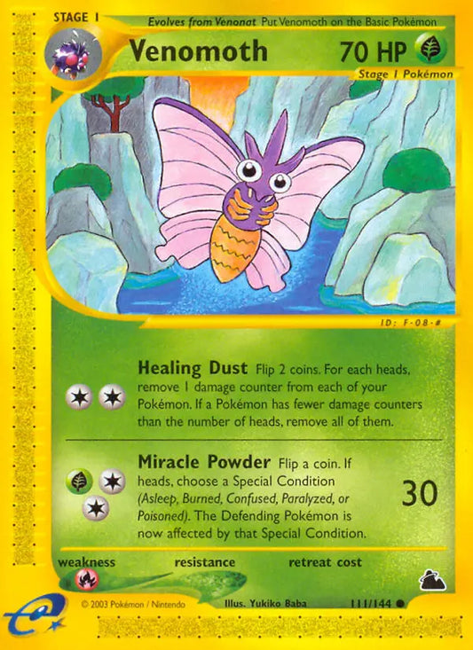 Venomoth 111 Skyridge Pokesingles