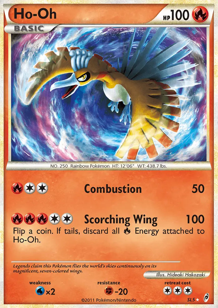 Ho-Oh SL5 Call of Legends Pokesingles