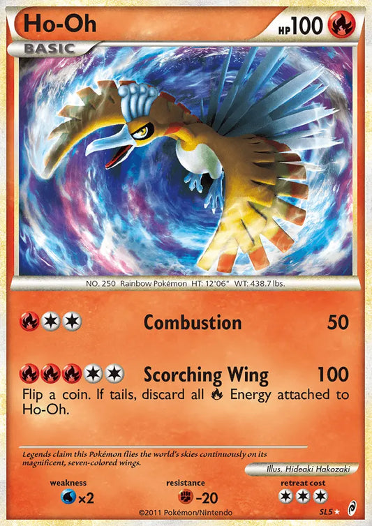 Ho-Oh SL5 Call of Legends Pokesingles